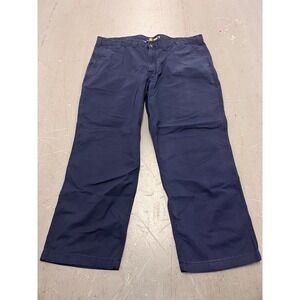 Carhartt Carpenter Pants Men's 44x30 Navy Blue Relaxed Fit Wide Leg Workwear